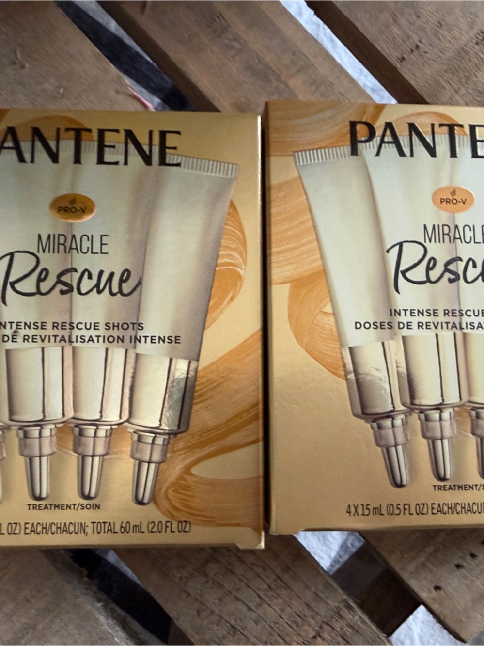 (2) Pantene Miracle Rescue Intense Rescue Shots -